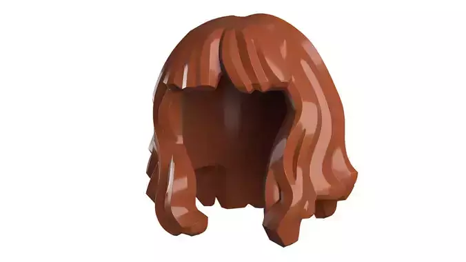 Custom3Dprint Minifigure Accessory - Minifigure Hair S2 - 082