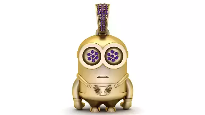 CARTOON CHARACTER PENDANT  3D PRINTABLE MODEL