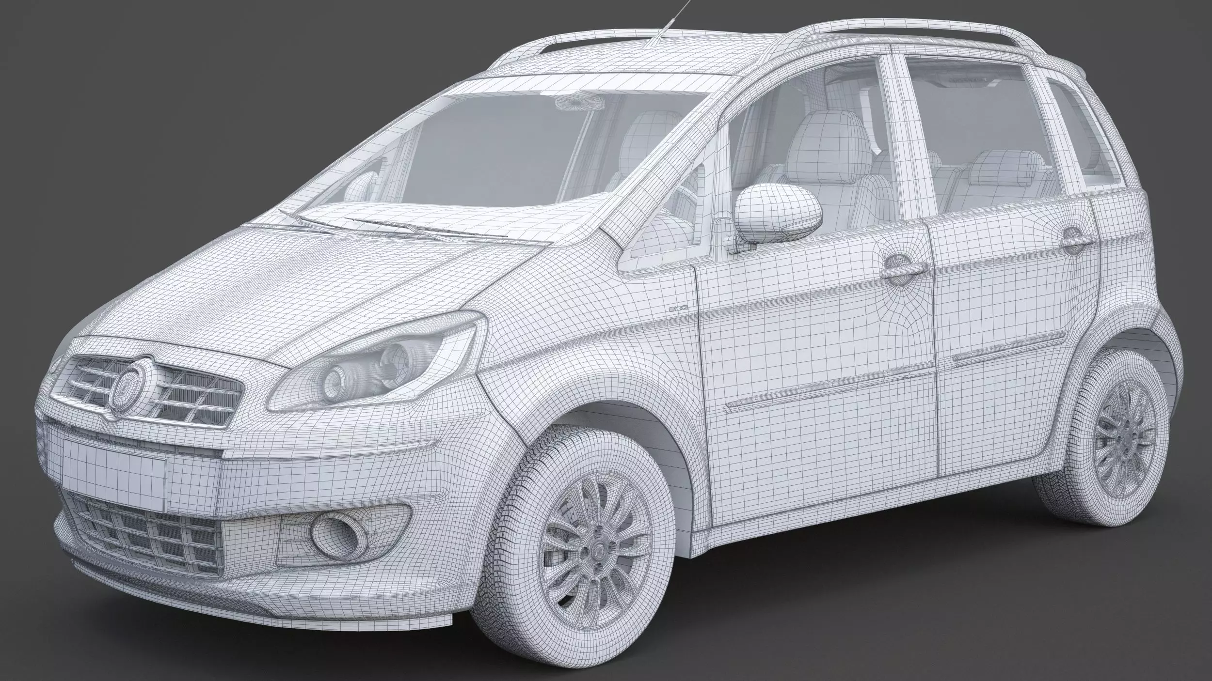 Fiat Idea 3D model_14