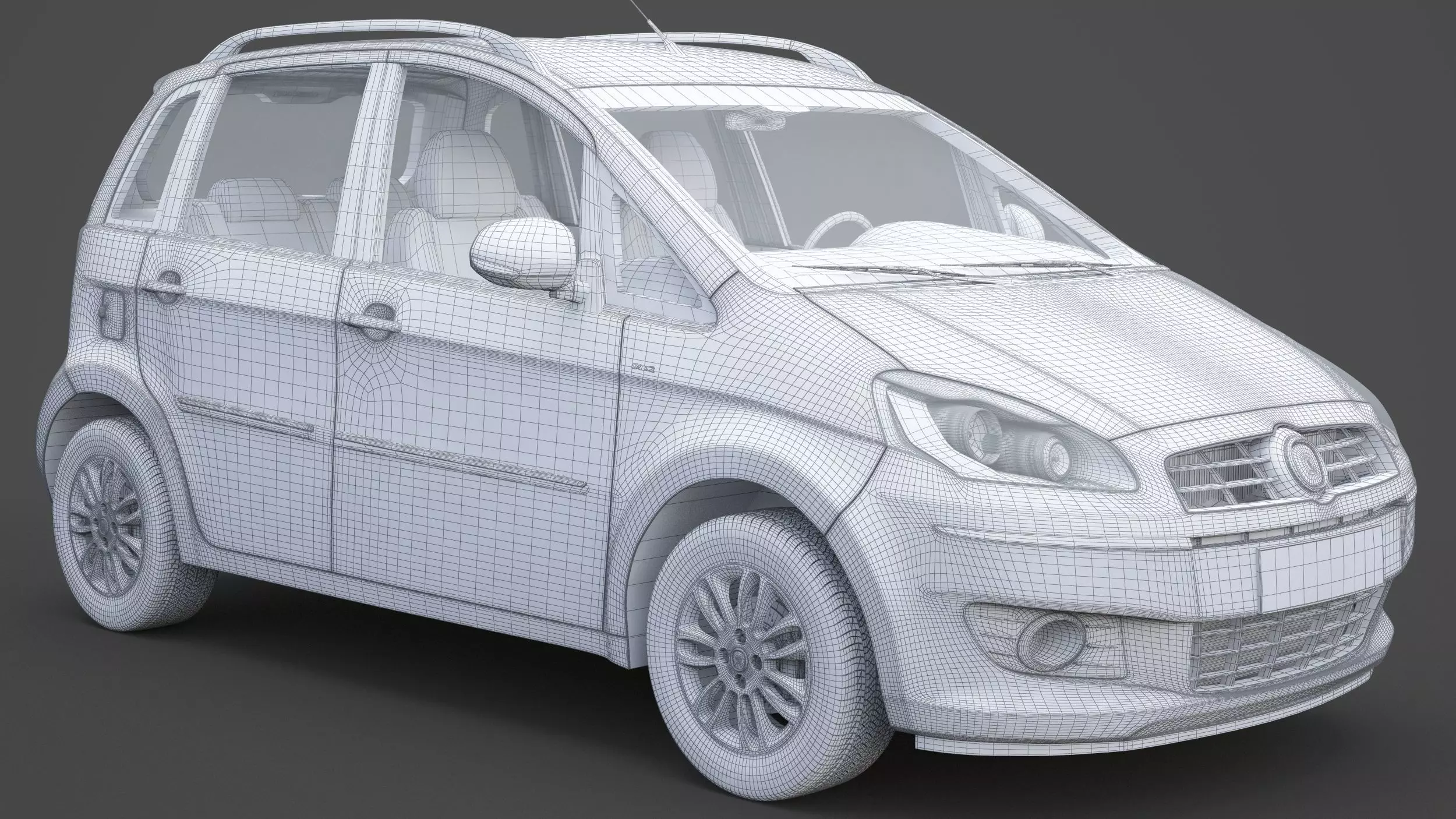 Fiat Idea 3D model_15