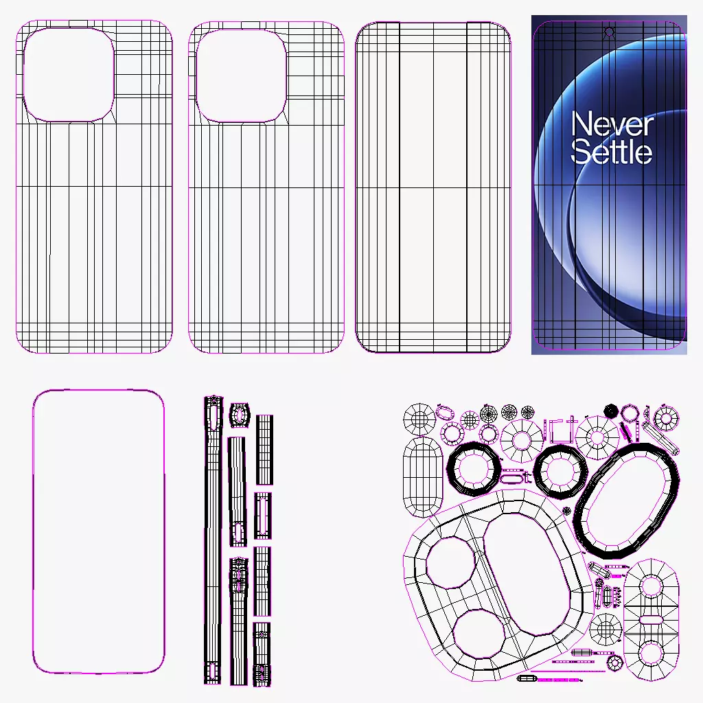 OnePlus 15 All Color 3D model_19