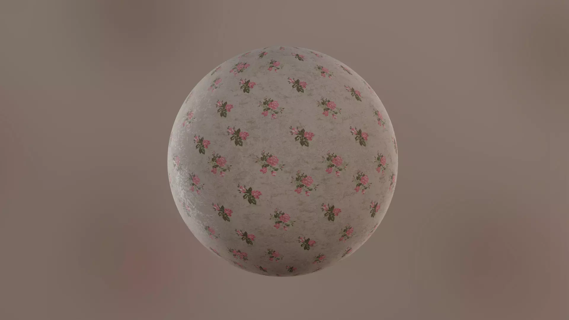 Linen Wallpaper Textures with Rose Pattern 4K Texture_8