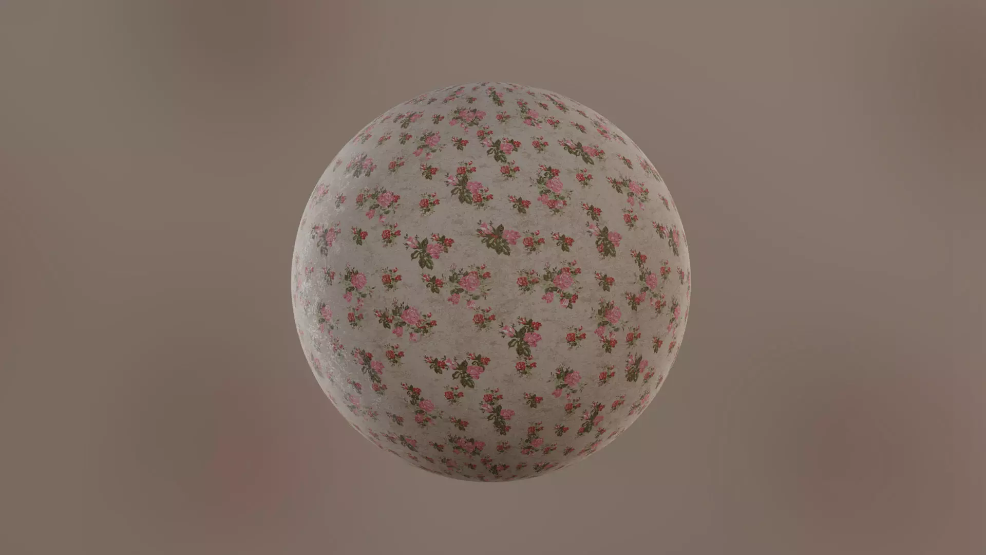 Linen Wallpaper Textures with Rose Pattern 4K Texture_9