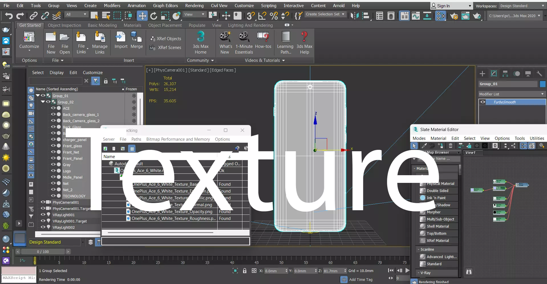 OnePlus Ace 6 White 3D model_12