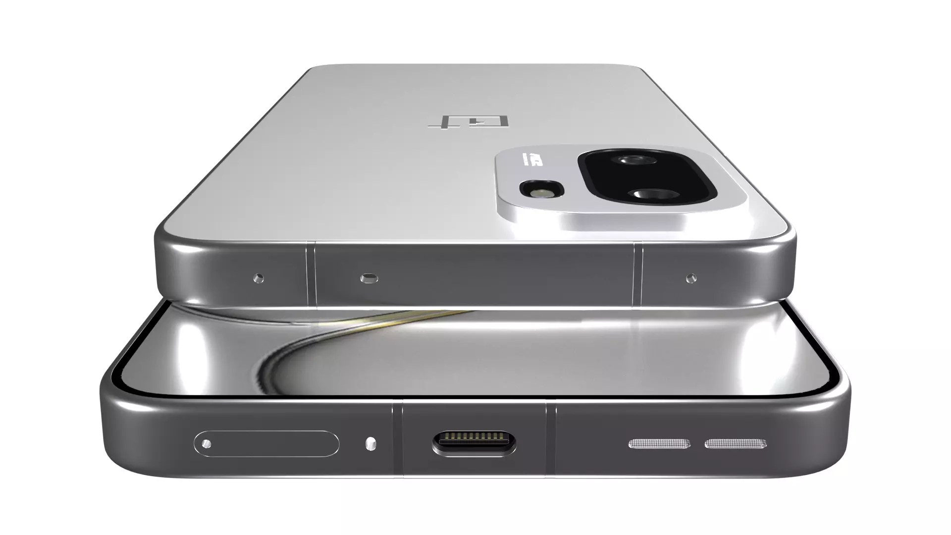 OnePlus Ace 6 White 3D model_2