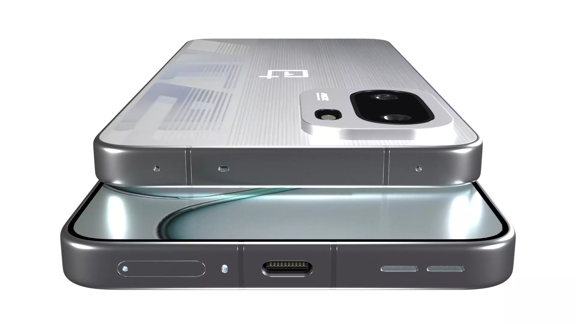 OnePlus Ace 6 Silver 3D model_2