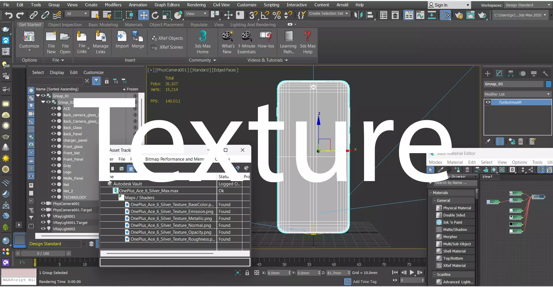 OnePlus Ace 6 Silver 3D model_12