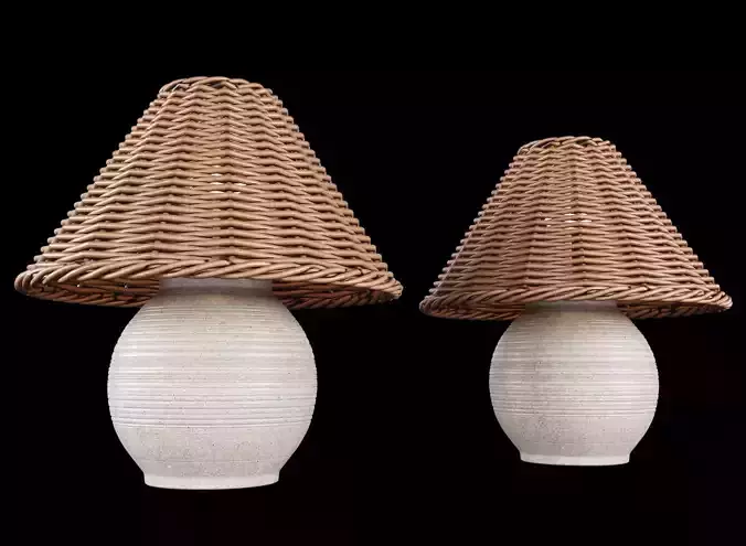 Rattan Lamp 