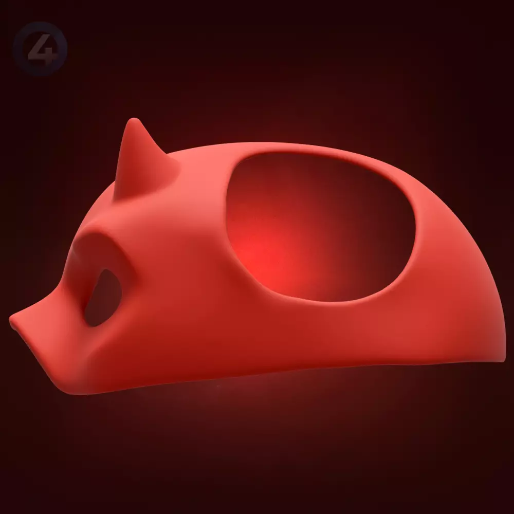 DAREDEVIL MASK FOR CAT 3D print model_3