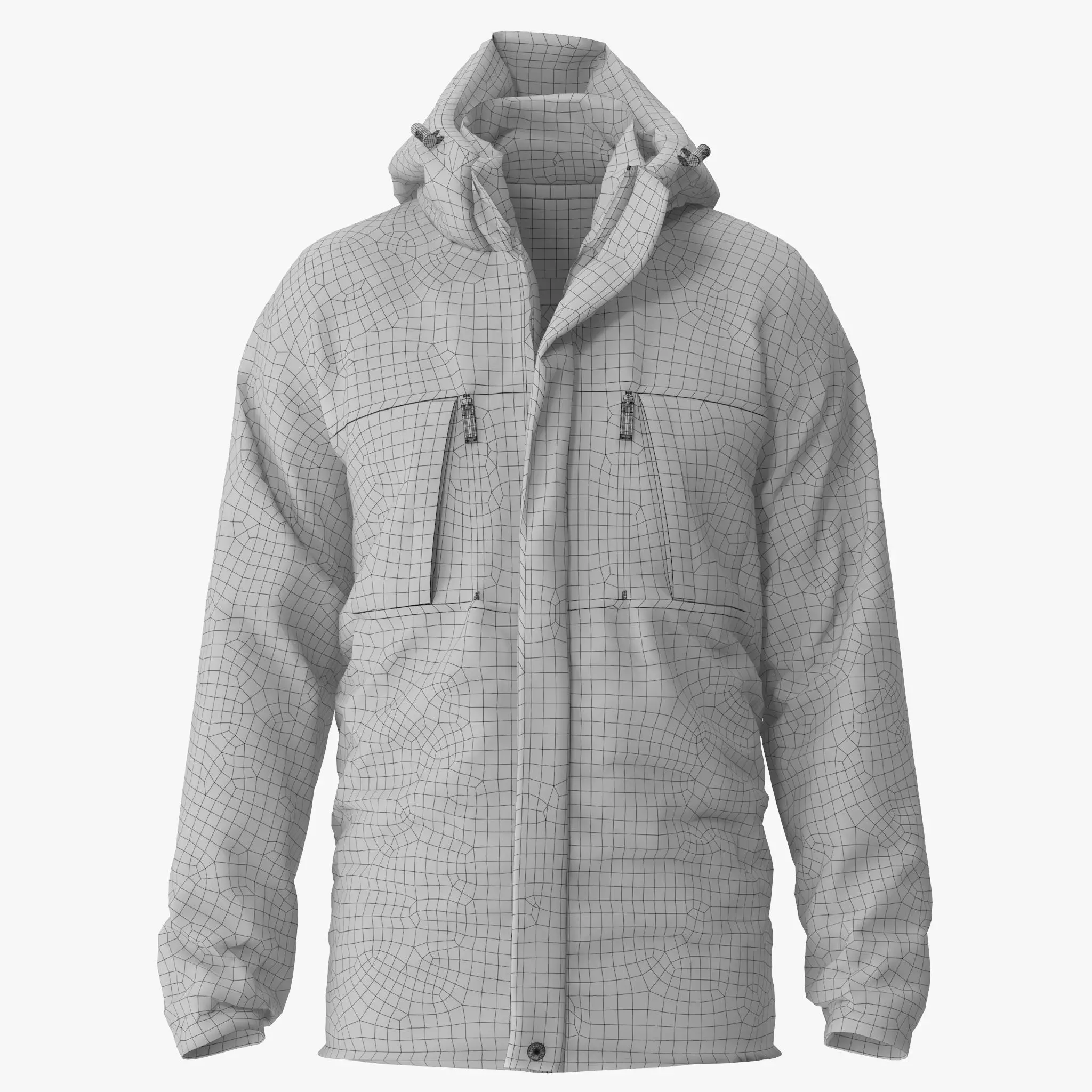 Men s Waterproof Mountain Jacket 3D model 3D model_12