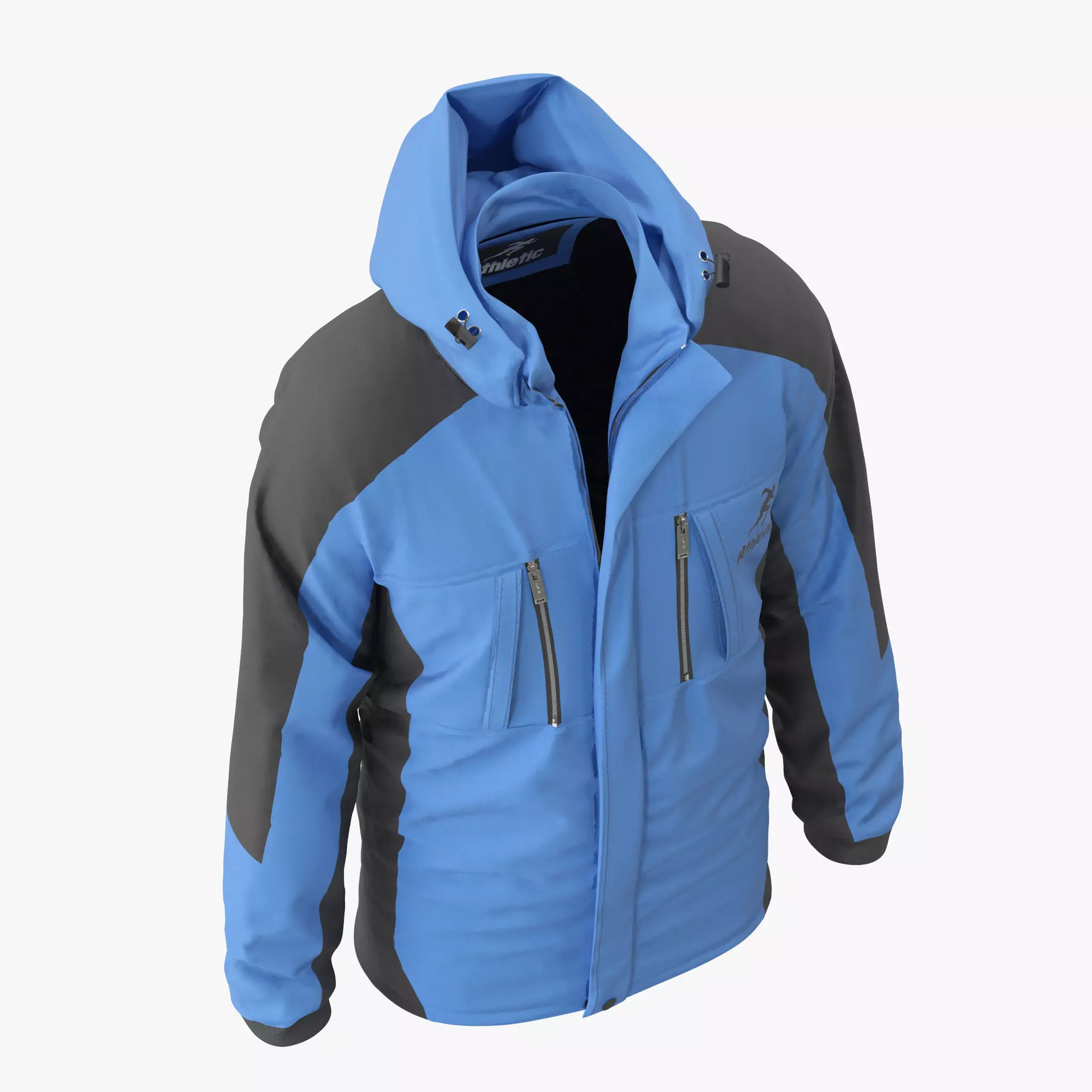 Men s Waterproof Mountain Jacket 3D model 3D model_5