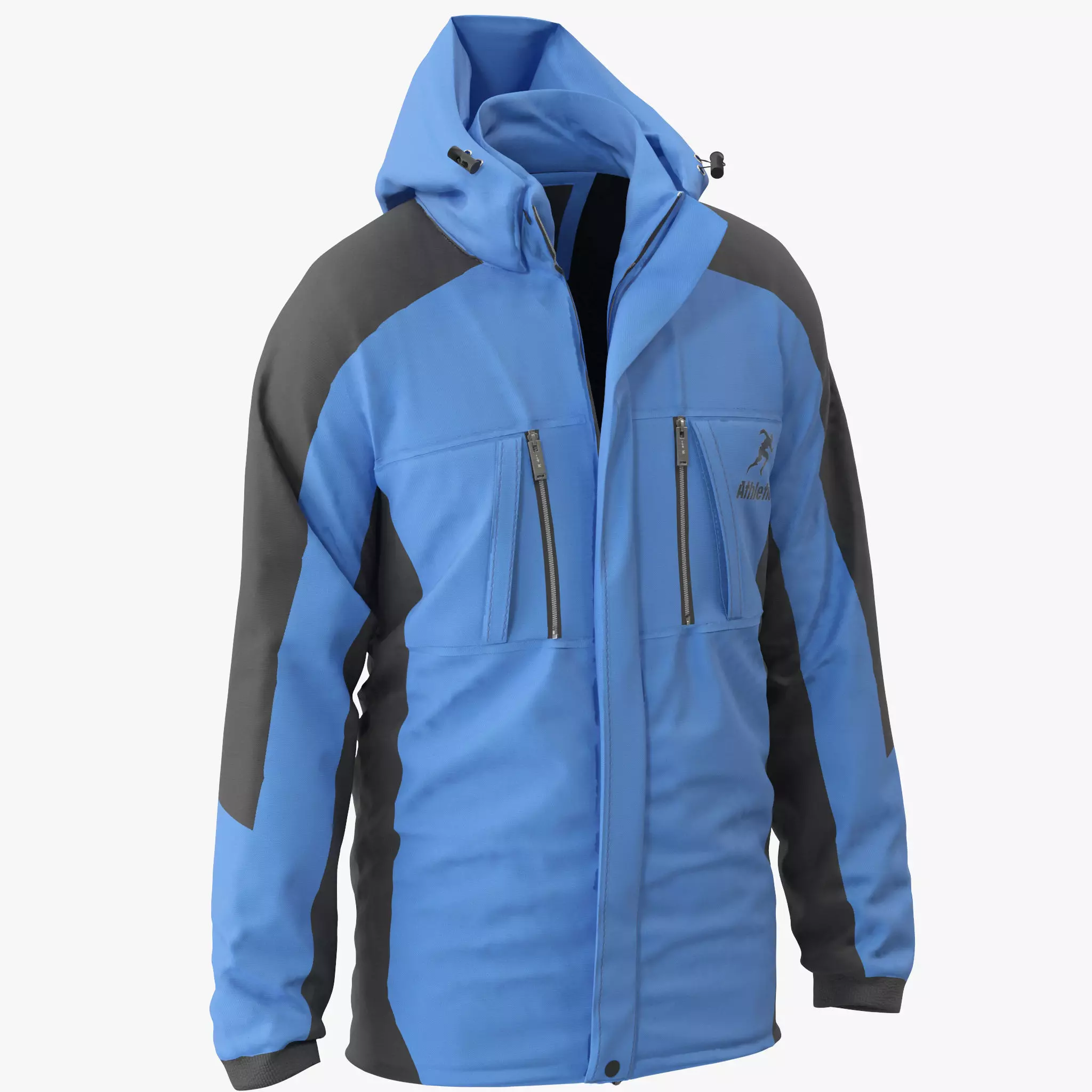 Men s Waterproof Mountain Jacket 3D model 3D model_0