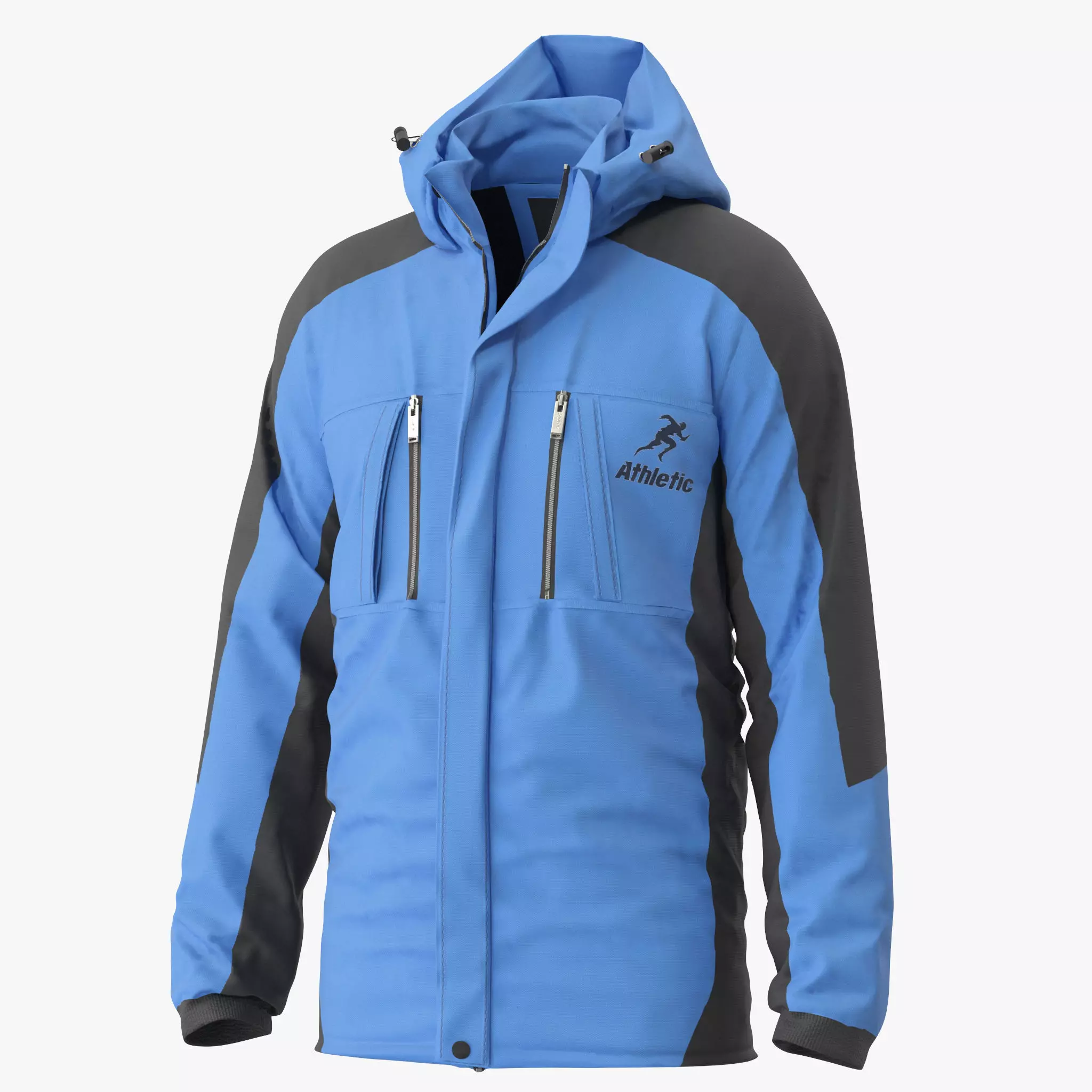Men s Waterproof Mountain Jacket 3D model 3D model_2