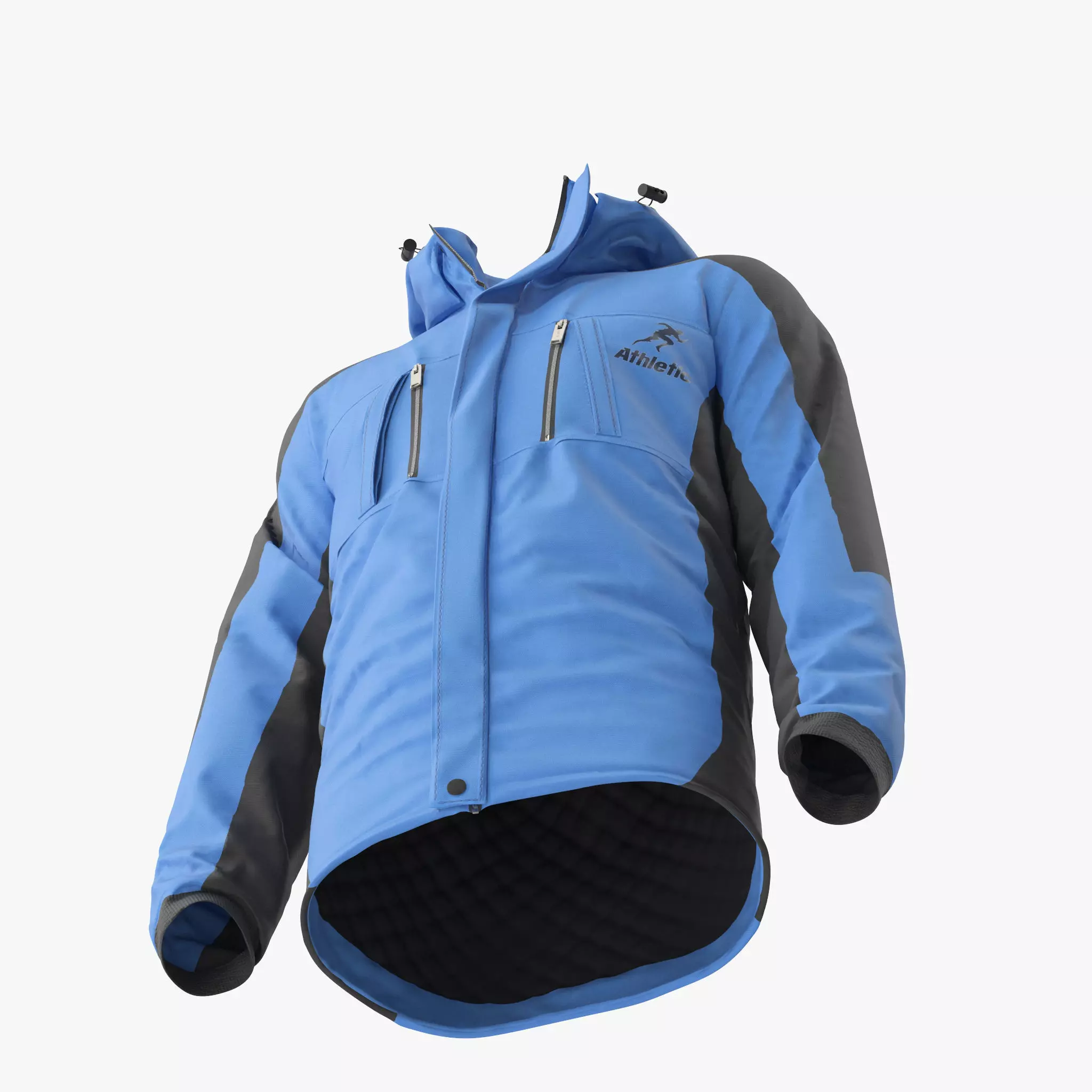 Men s Waterproof Mountain Jacket 3D model 3D model_11