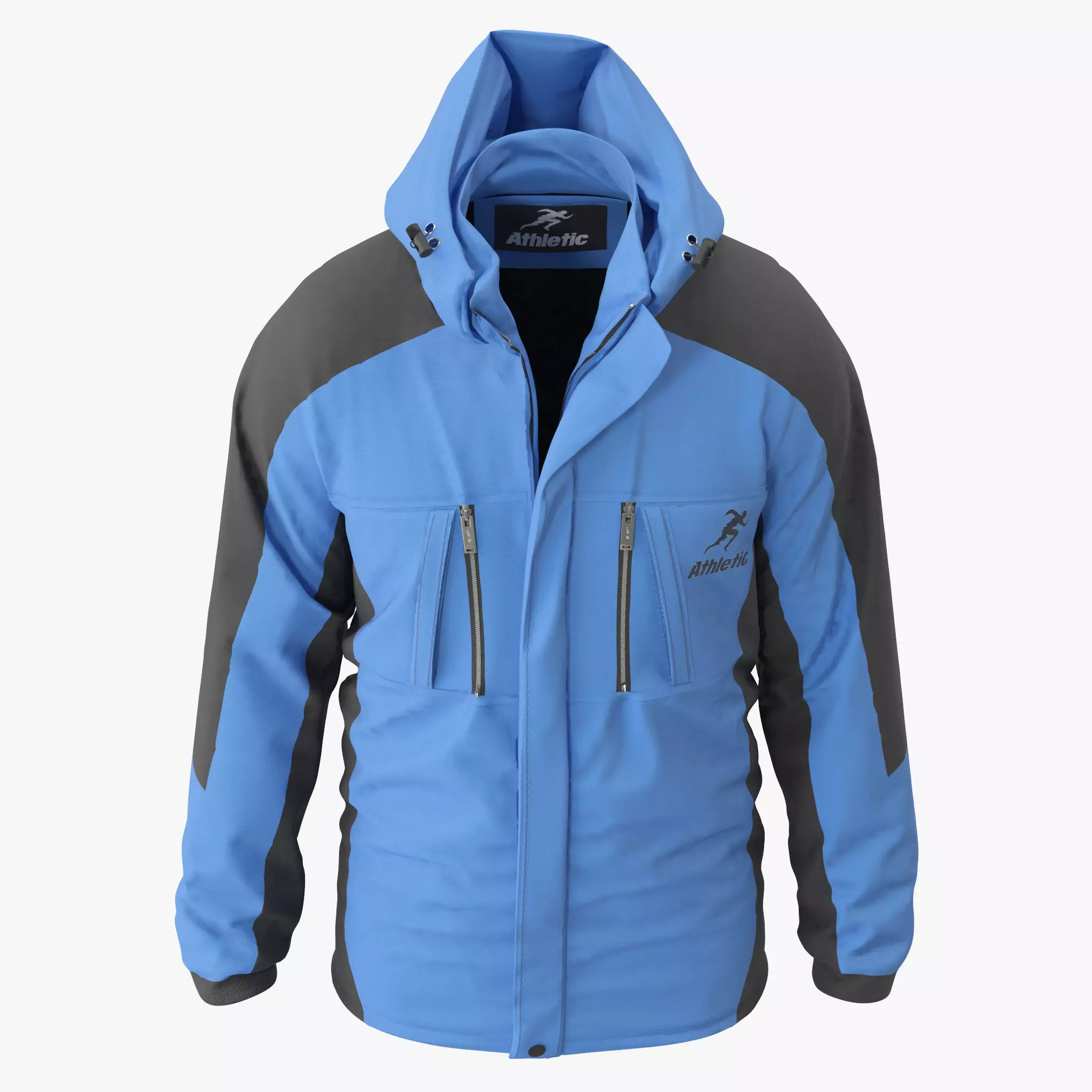 Men s Waterproof Mountain Jacket 3D model 3D model_9