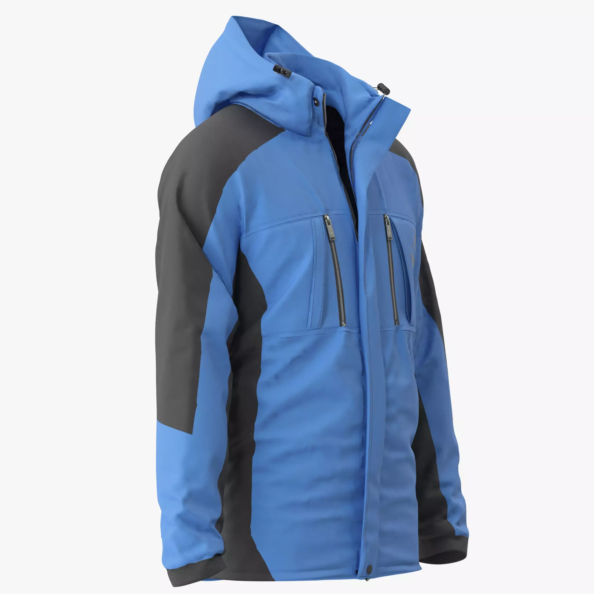 Men s Waterproof Mountain Jacket 3D model 3D model_4