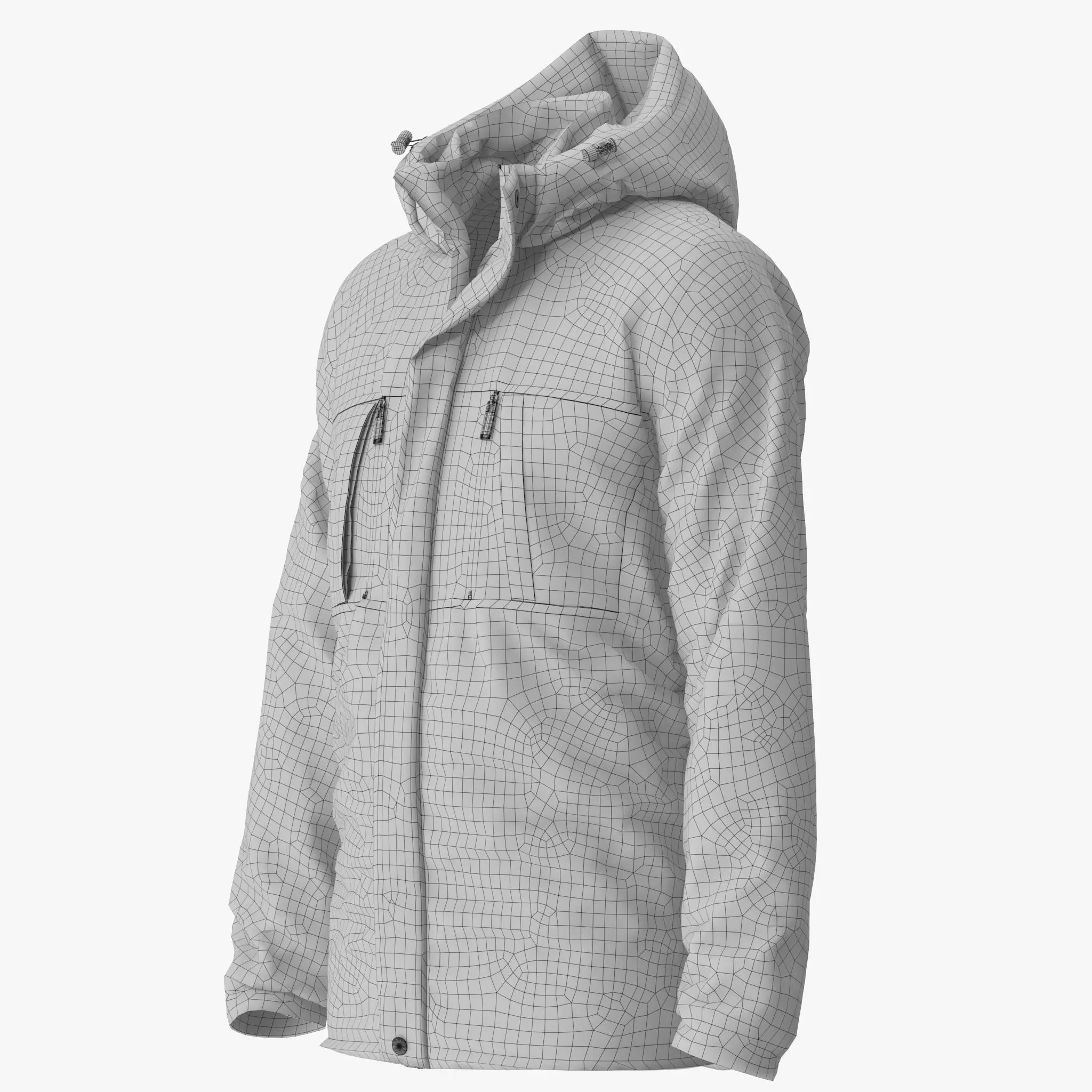 Men s Waterproof Mountain Jacket 3D model 3D model_13