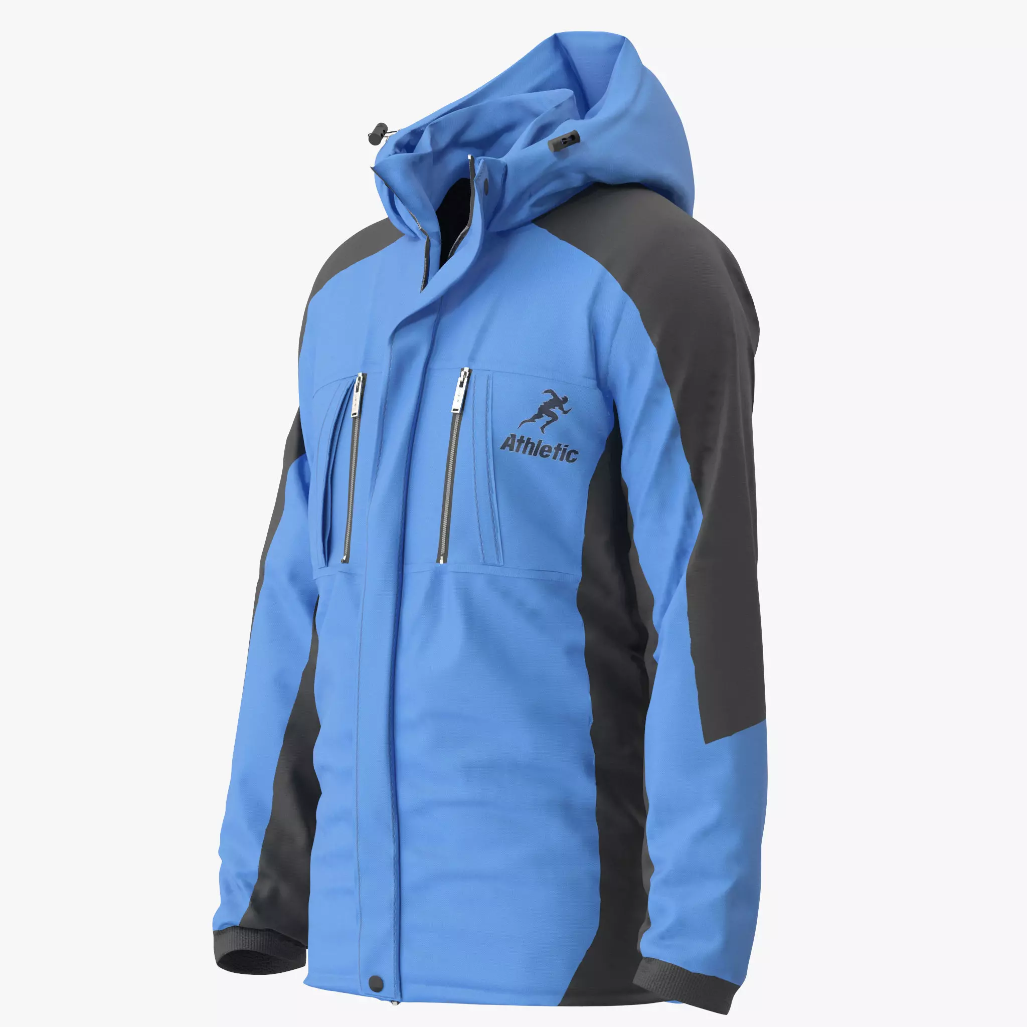 Men s Waterproof Mountain Jacket 3D model 3D model_3
