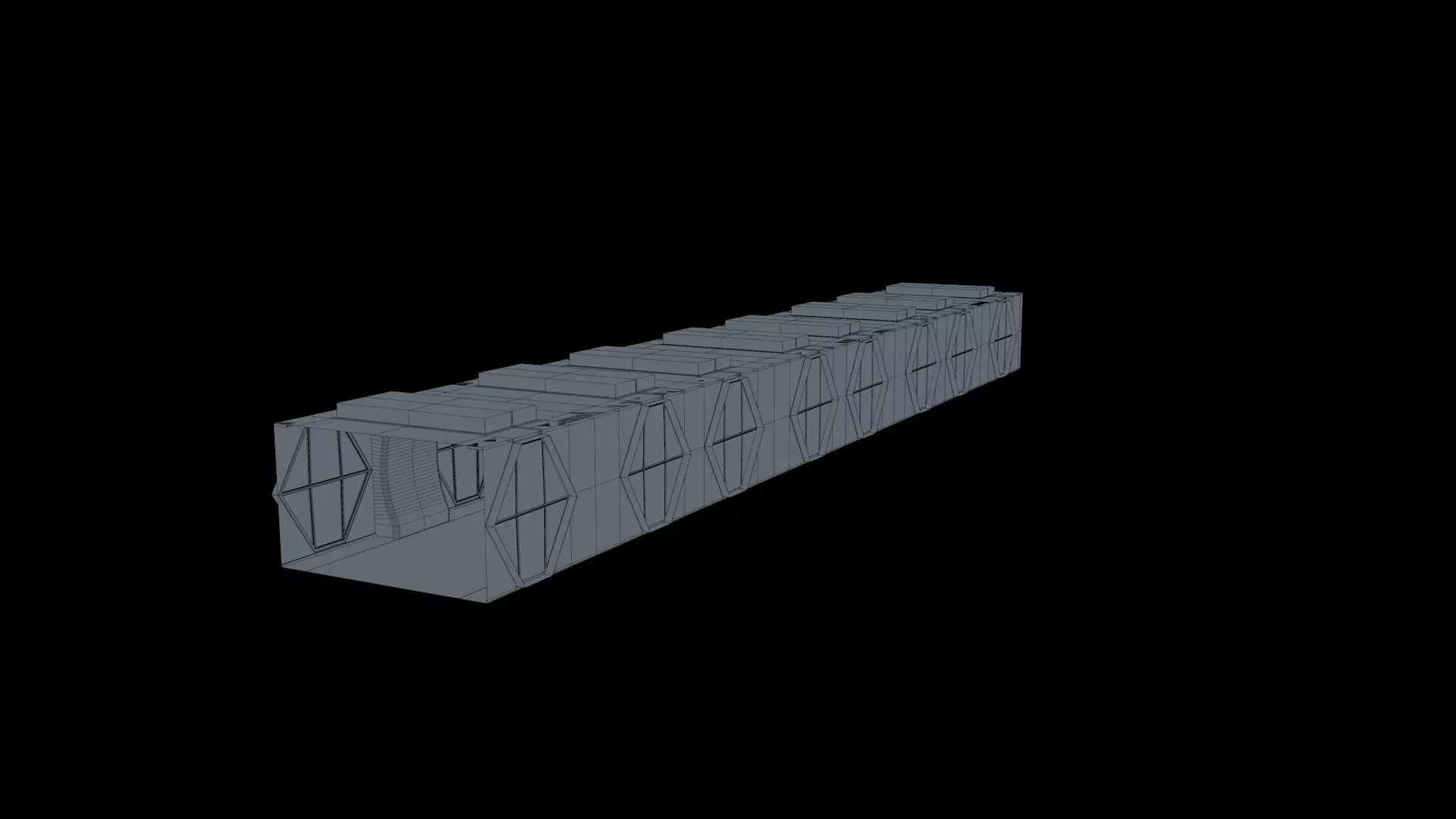 Sci Fi Interior Corridor 3D model_12