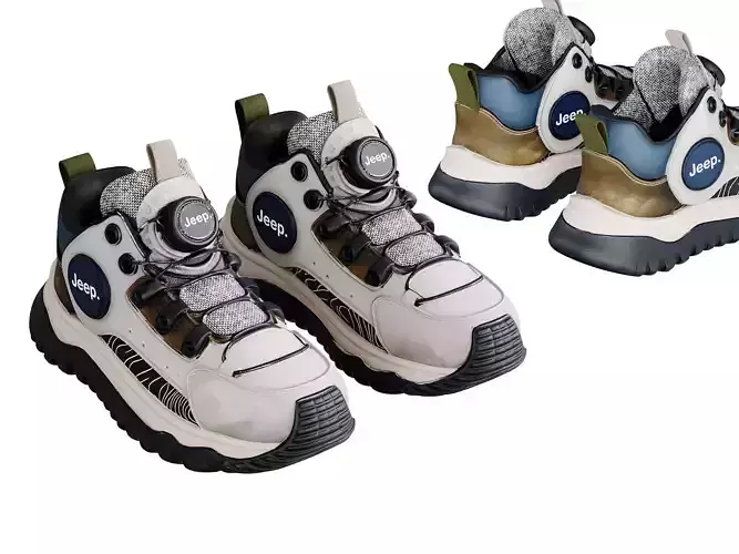 Jeep Kids Shoe 01 3d print and game ready