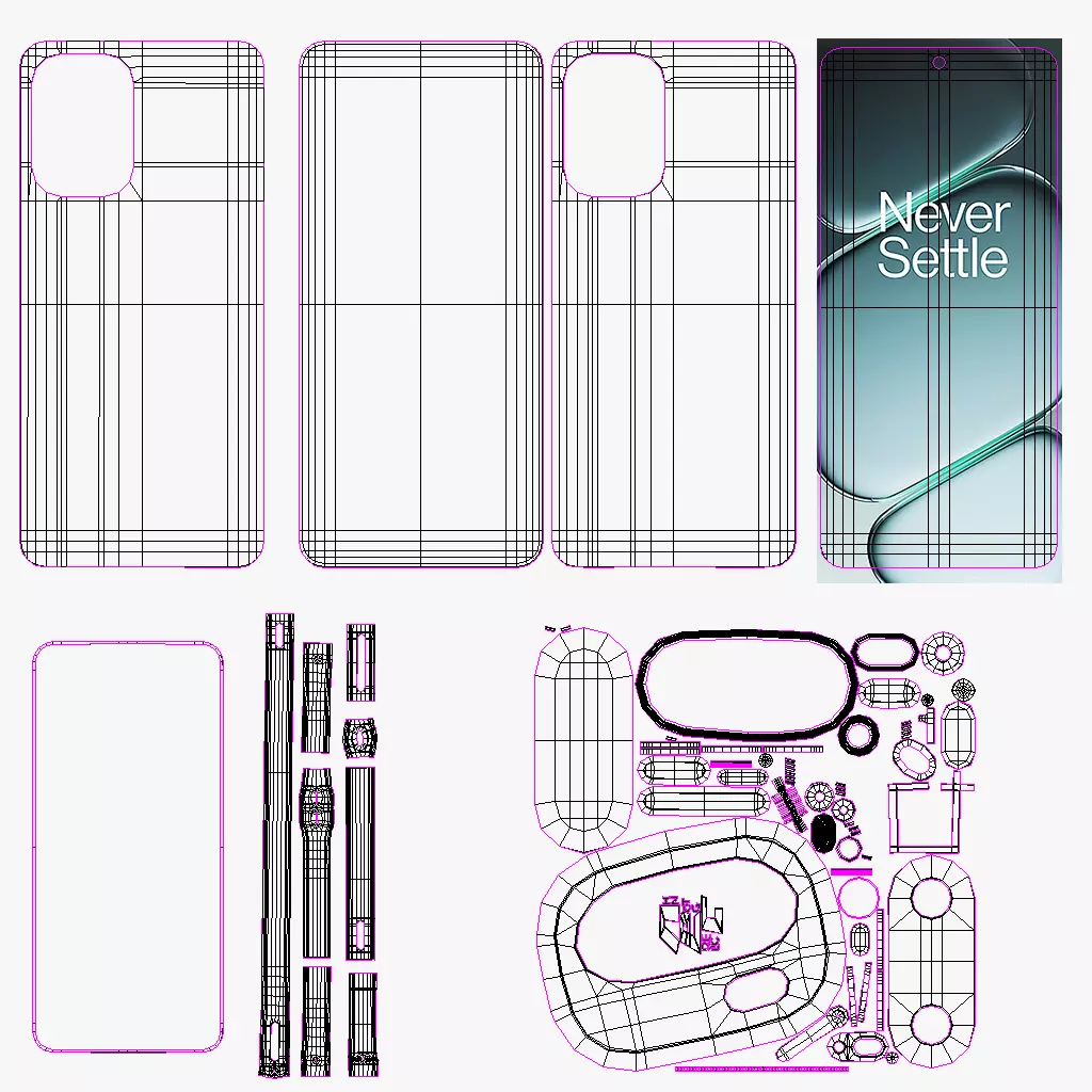 OnePlus Ace 6 All Color 3D model_20