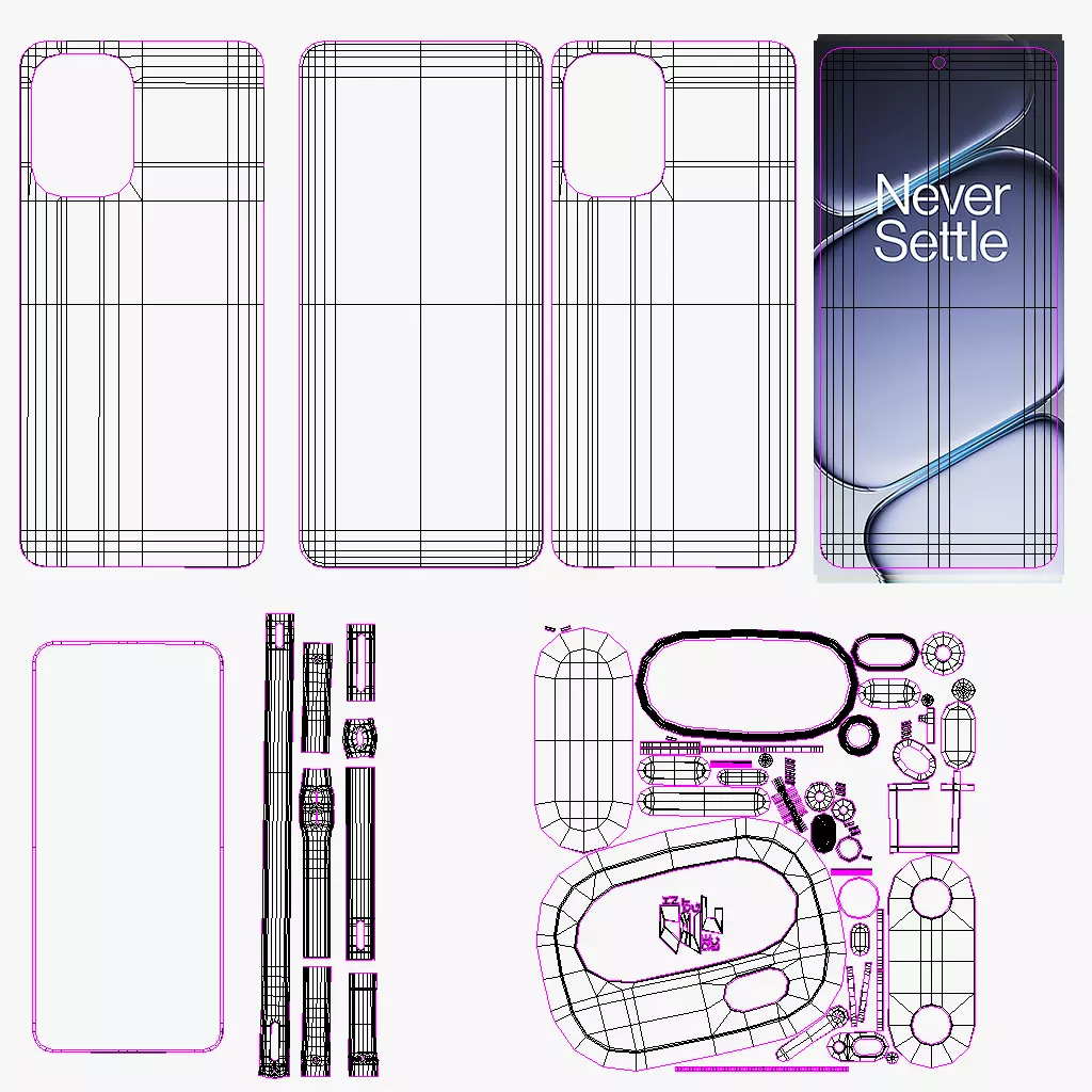 OnePlus Ace 6 All Color 3D model_19