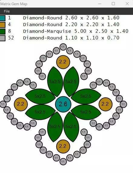 Royal Clover Bloom Ring 3D print model_1