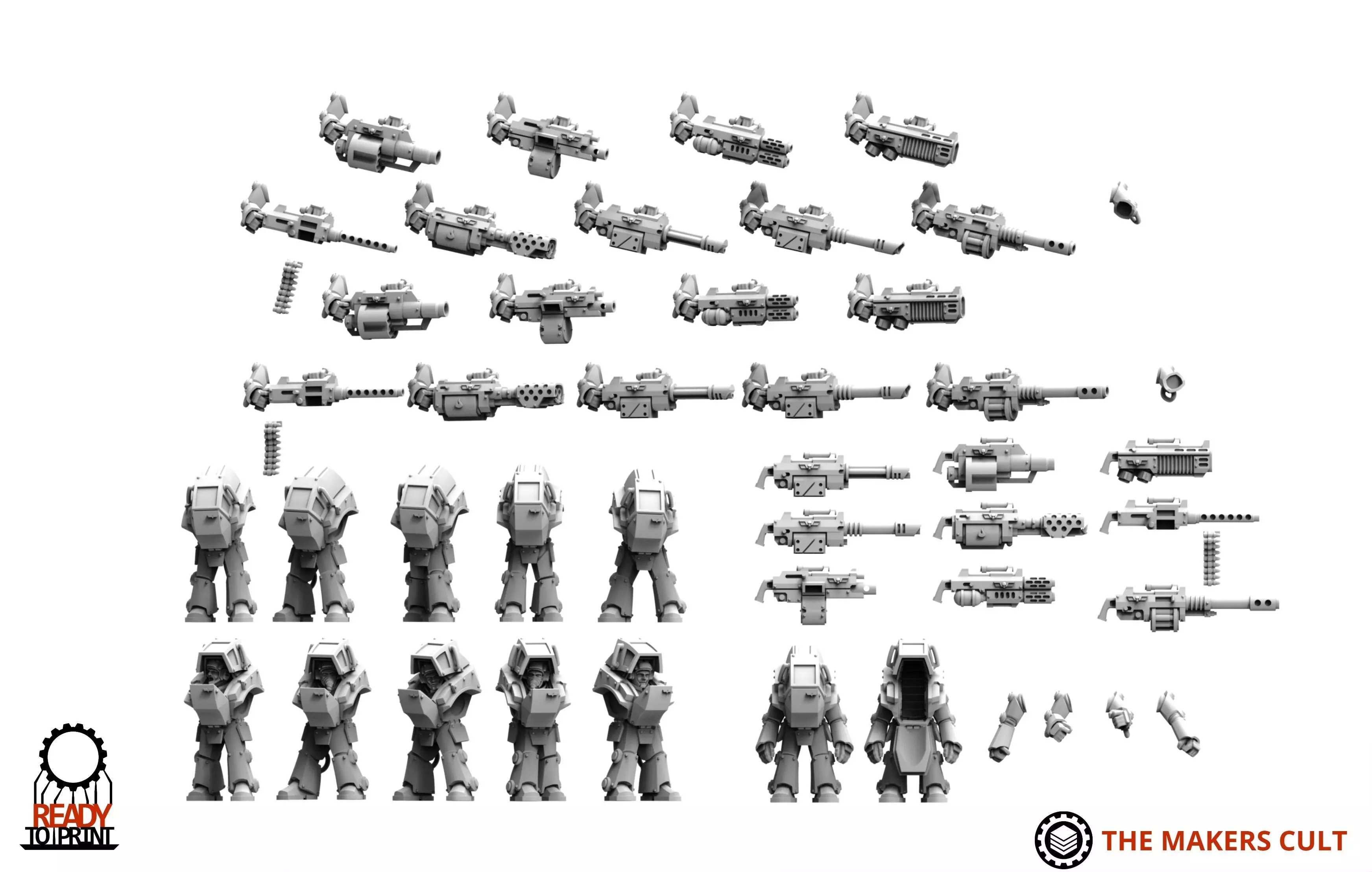 Universal Guard - War Suits 3D print model_4