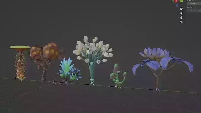 High Quality 3D Plant Models