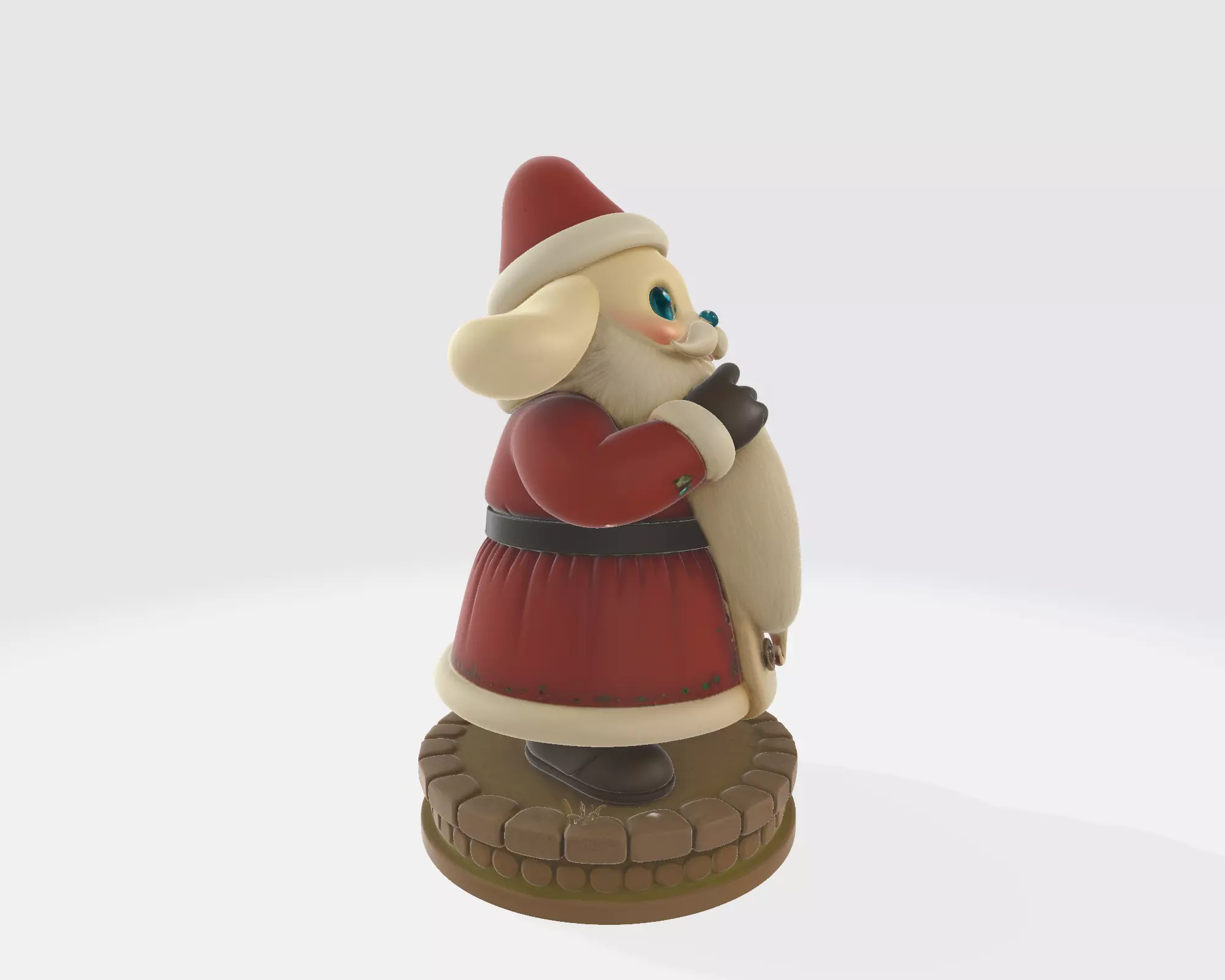 Nightmare Before Christmas Santa Creature Gothic Christmas 3D print model_8