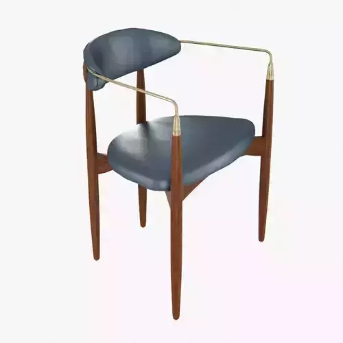 Viscount Brass Arm Chair by Dan Johnson