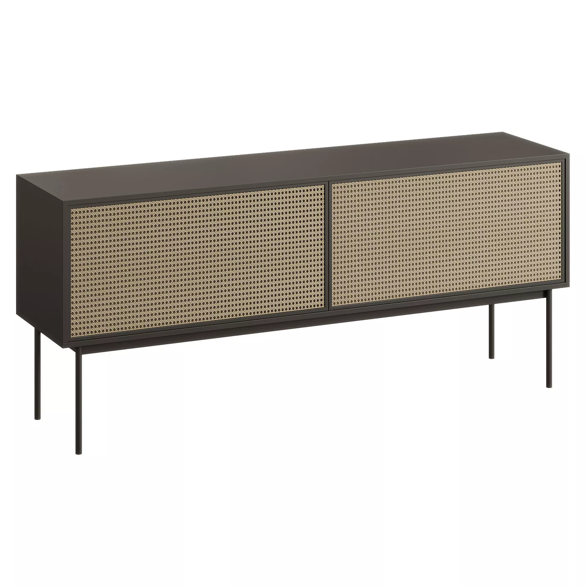 Boho cabinet Low-poly 3D model