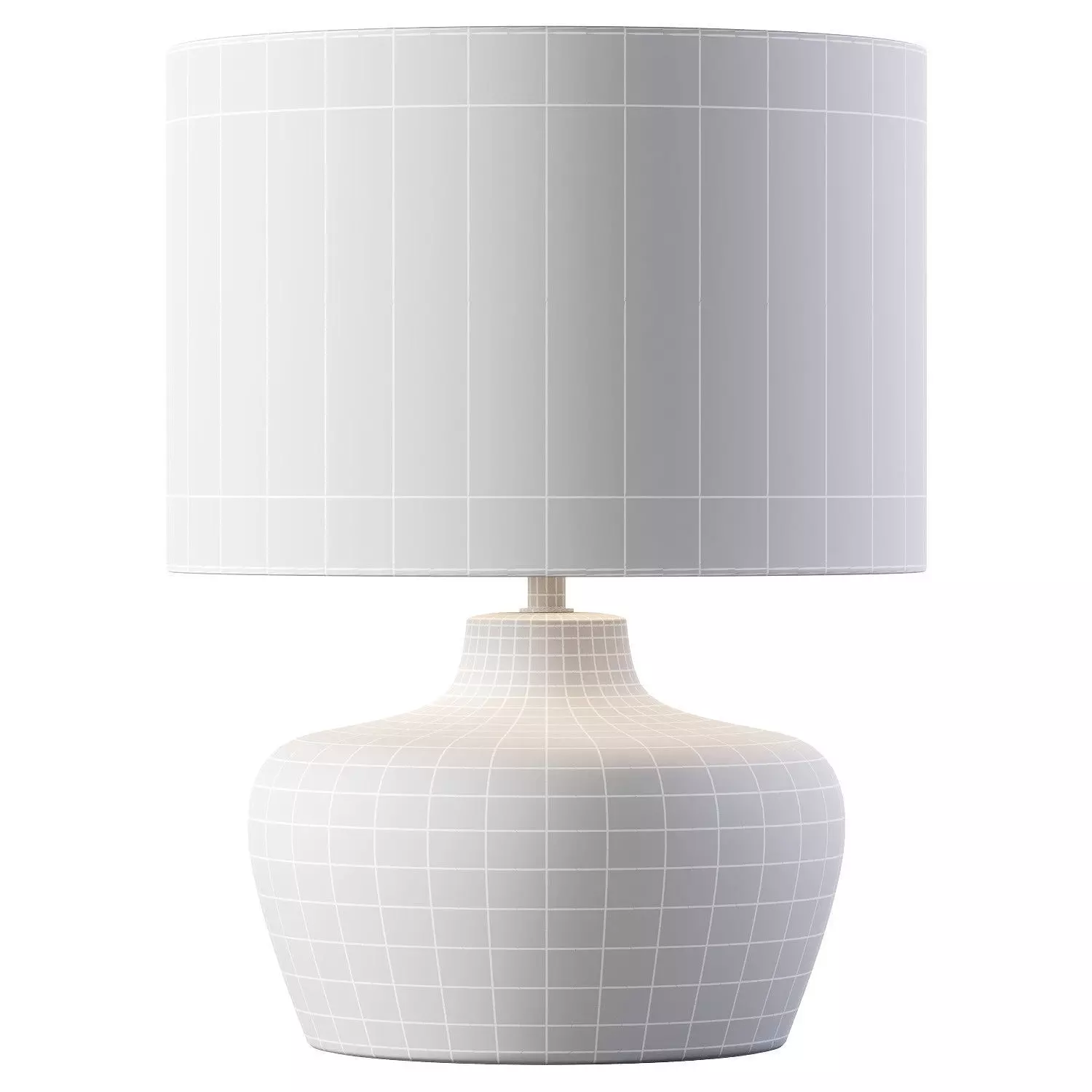 Clayton Table Lamp Low-poly 3D model_2