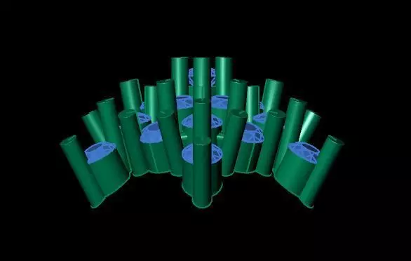 High Detail Diamond Cluster Nosepin Jewelry CAD STL OBJ Model 3D print model_12