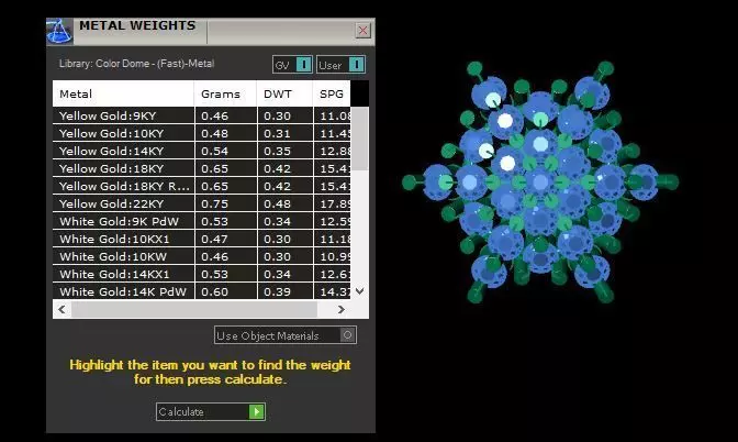 High Detail Diamond Cluster Nosepin Jewelry CAD STL OBJ Model 3D print model_16