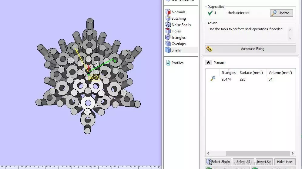 High Detail Diamond Cluster Nosepin Jewelry CAD STL OBJ Model 3D print model_18