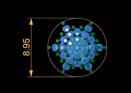 High Detail Diamond Cluster Nosepin Jewelry CAD STL OBJ Model 3D print model_14