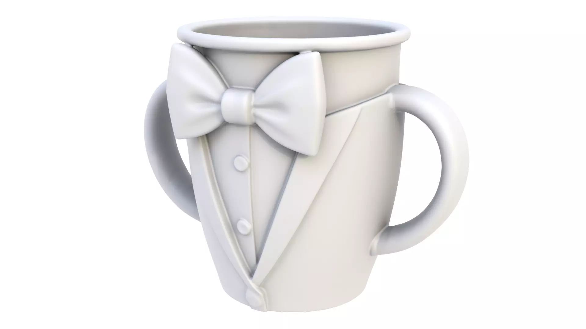 Mug tuxedo 3D model