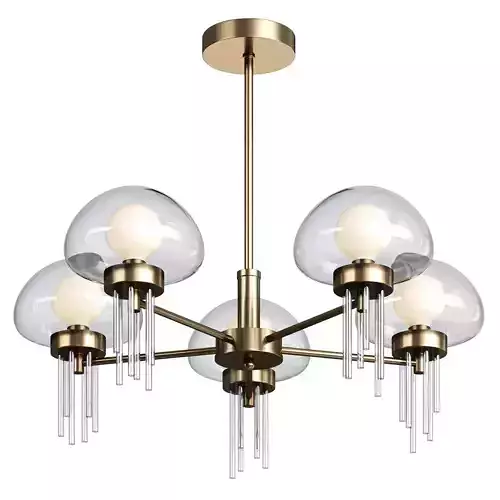 Ceiling chandelier on a rod Lussole GREENSBORO