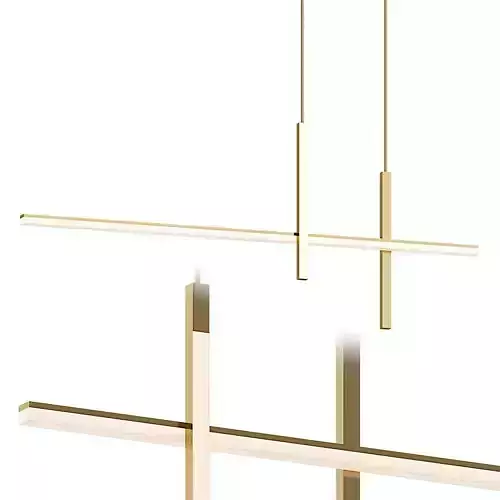 Modern Minimalist Long Line LED Chandelier