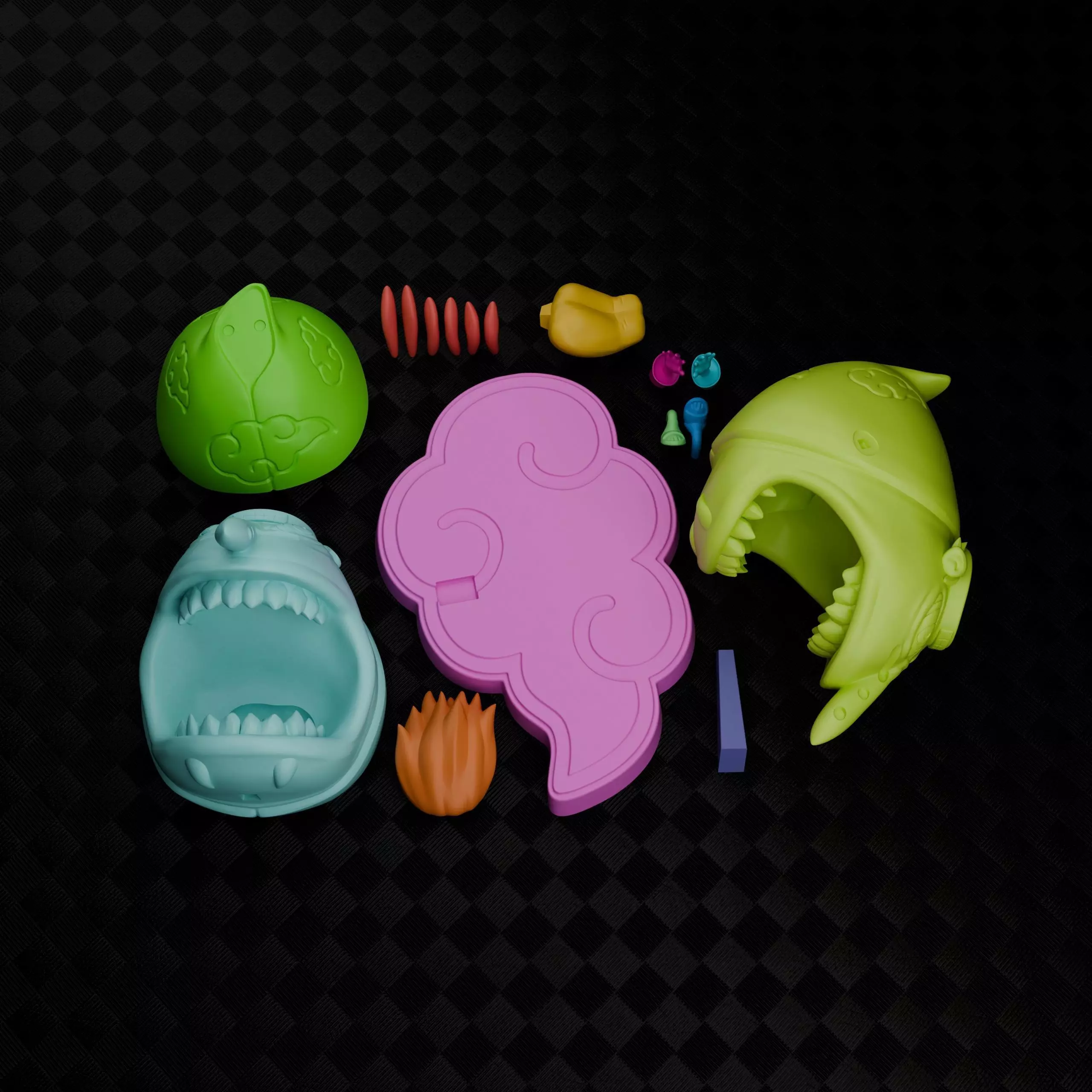 Pain from Naruto - Smear Frame Meme Edition 3D print model_1