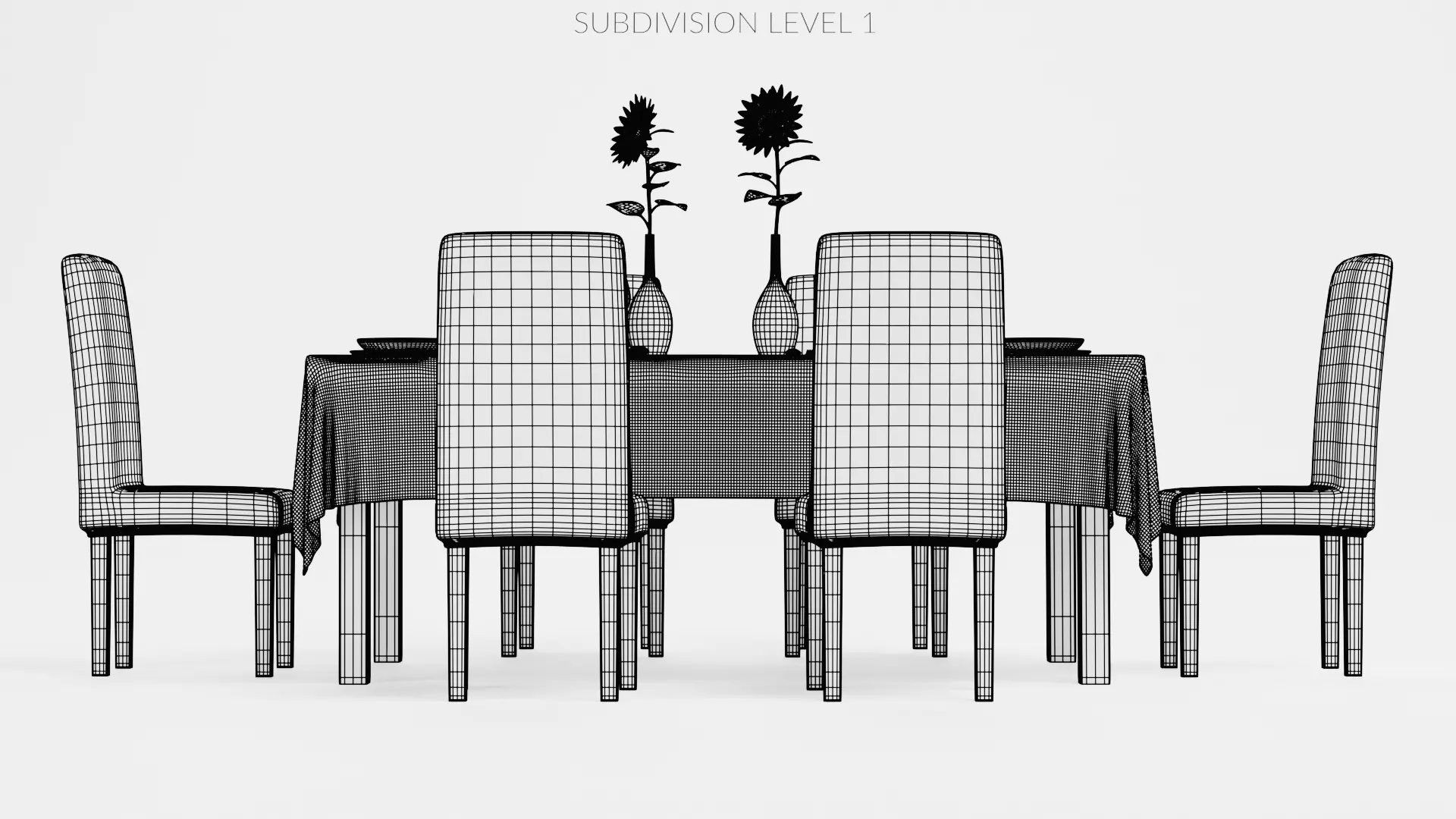 -Restaurant Table FULL V2- 3D model_11