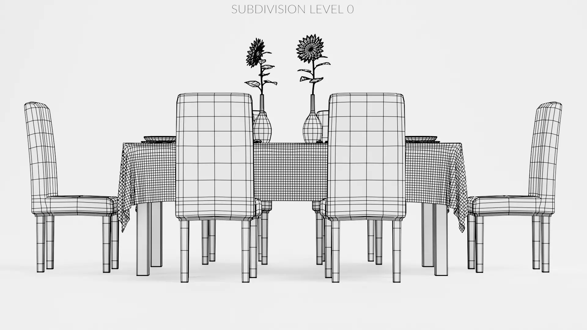-Restaurant Table FULL V2- 3D model_10