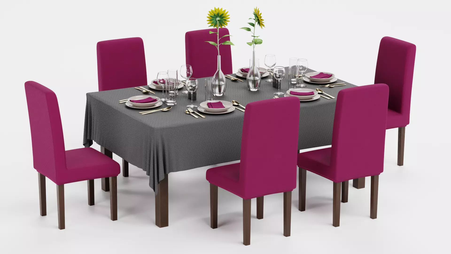 -Restaurant Table FULL V2- 3D model_4