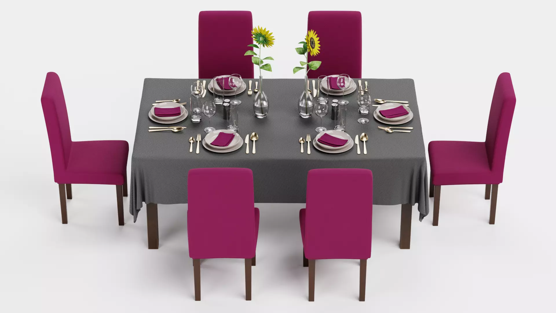 -Restaurant Table FULL V2- 3D model_3