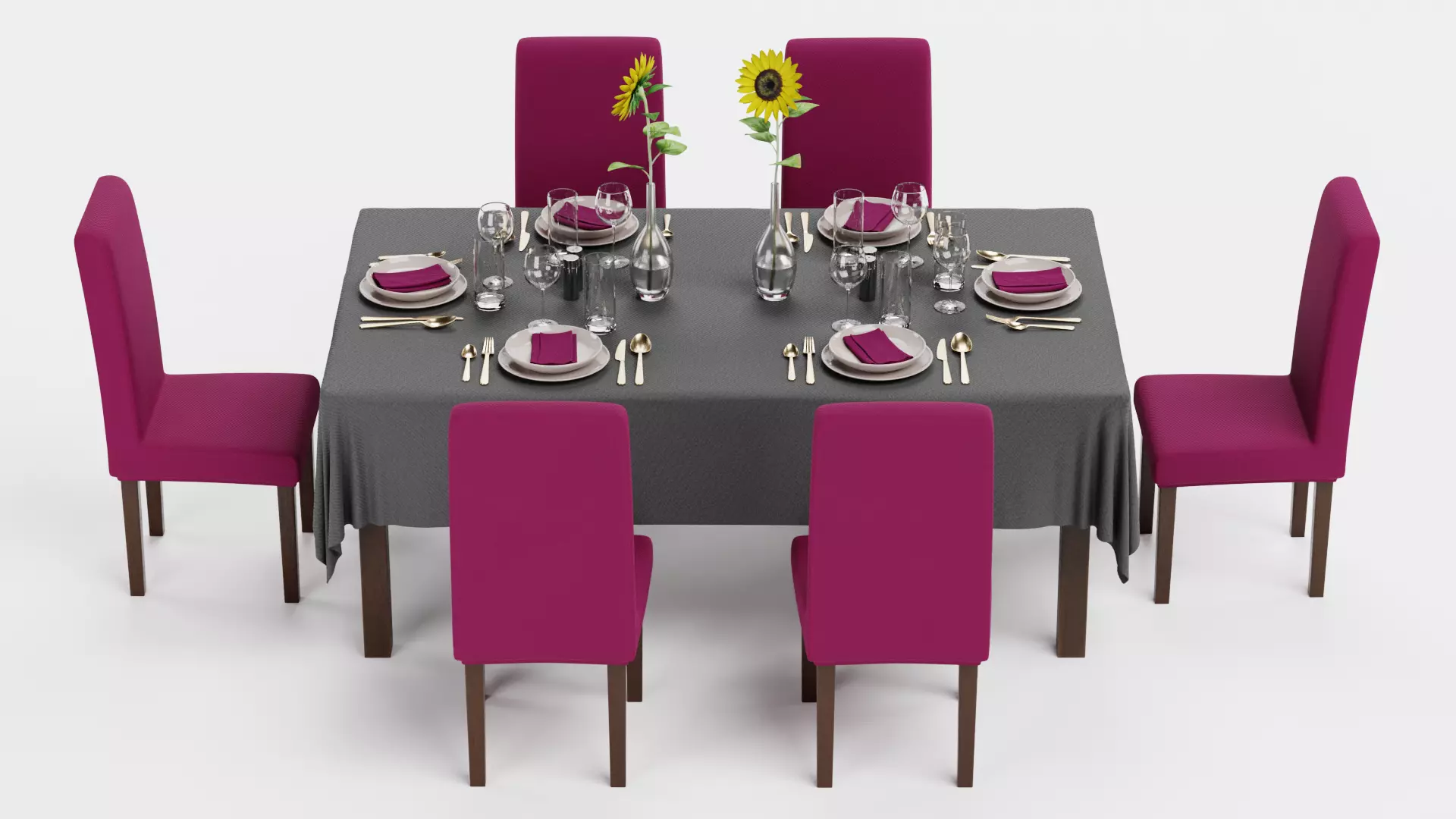 -Restaurant Table FULL V2- 3D model_0