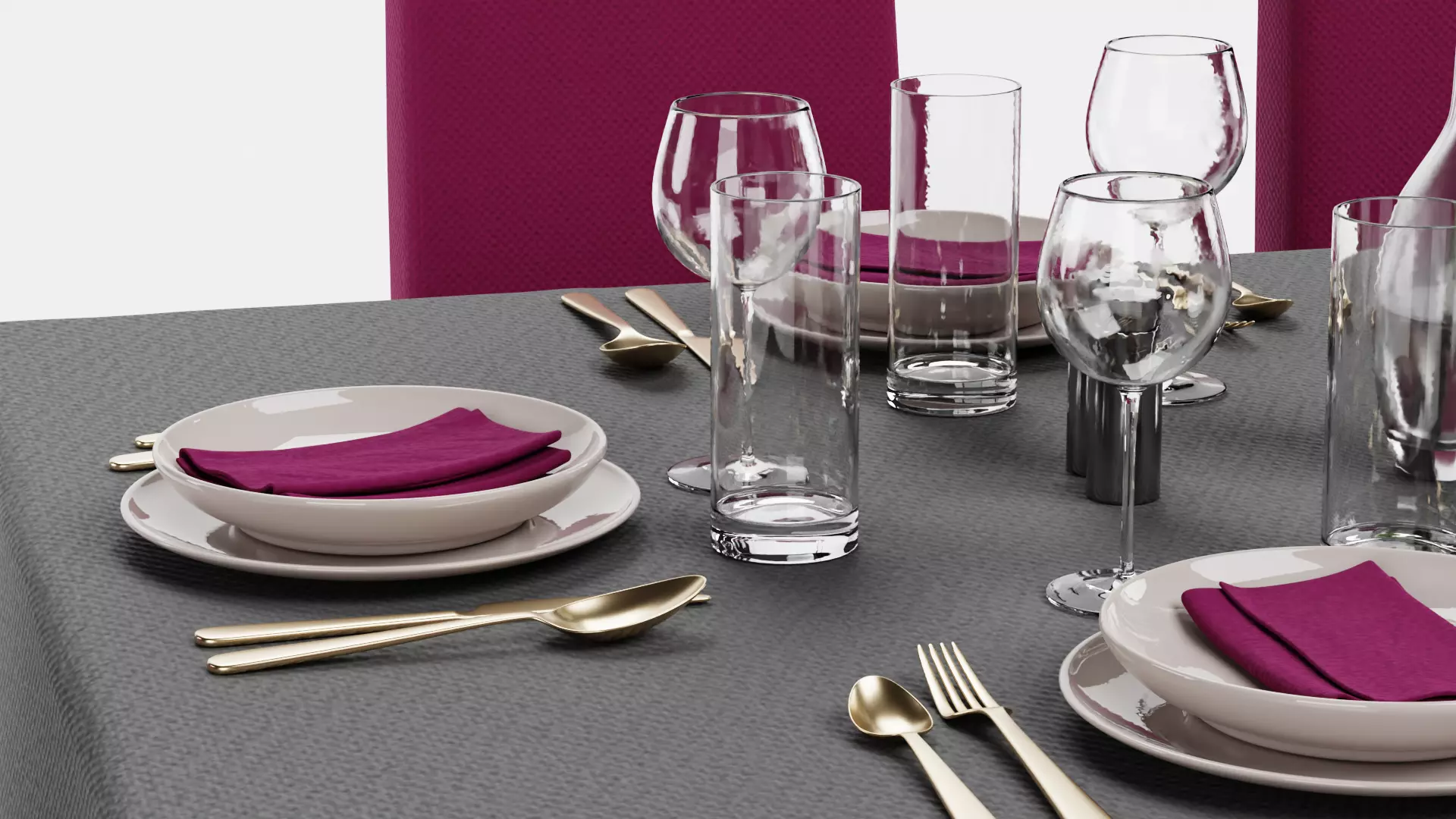 -Restaurant Table FULL V2- 3D model_7