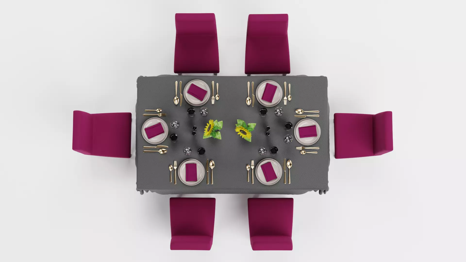 -Restaurant Table FULL V2- 3D model_2