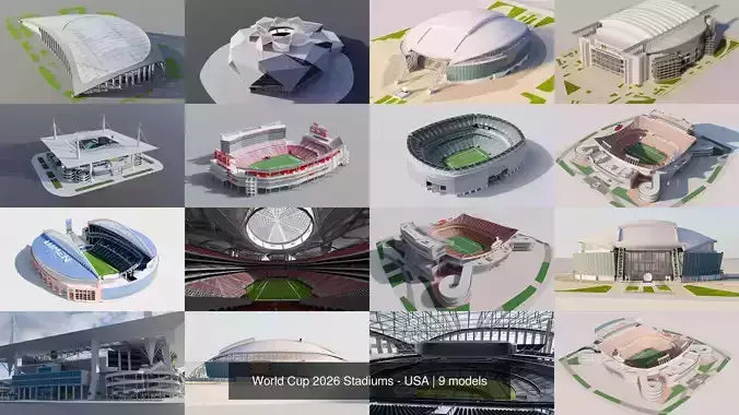 World Cup 2026 Stadiums - USA