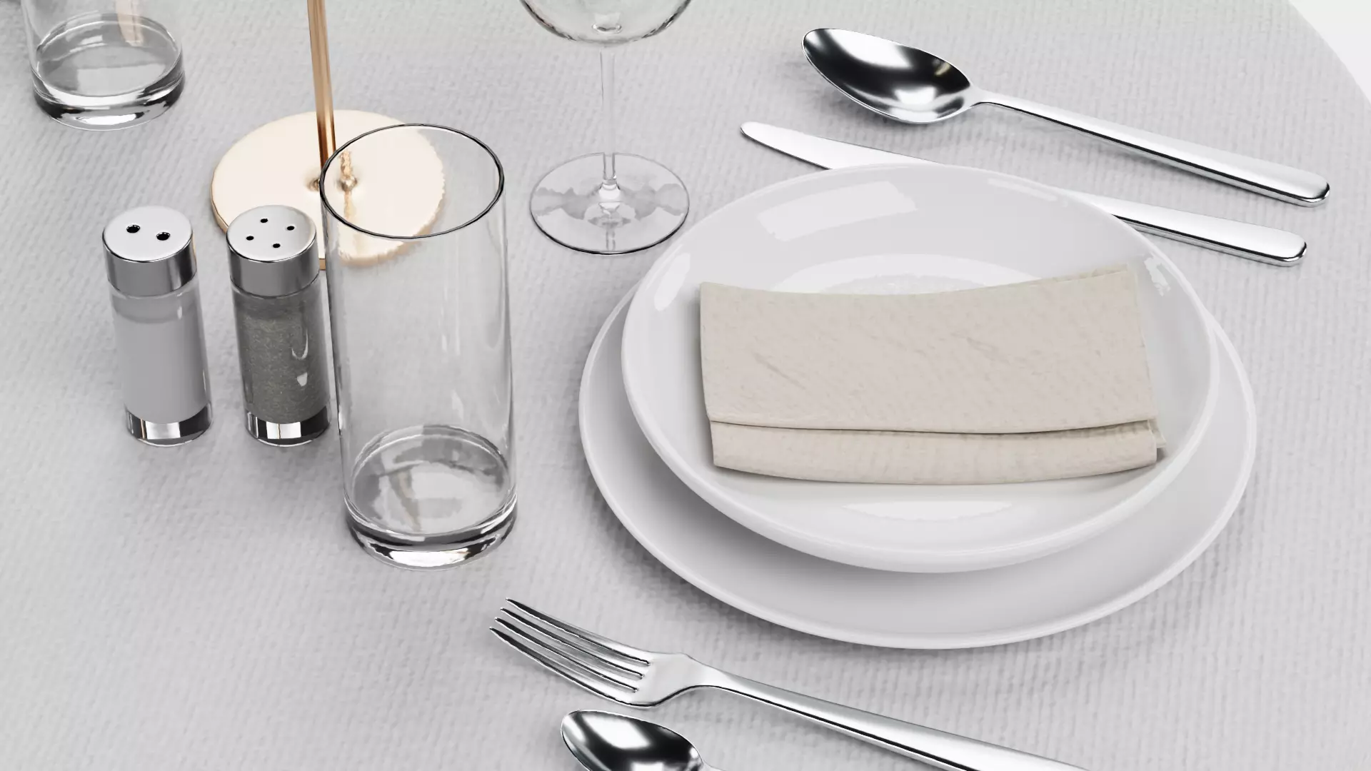 -Restaurant Table FULL V3- 3D model_7